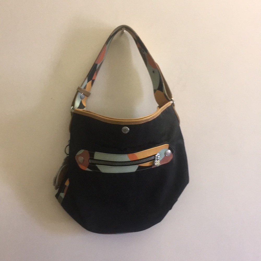 Kipling bucket bag purse orange